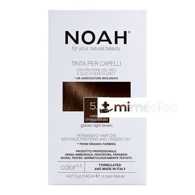 TINTE CAPILAR CASTAÑO CLARO DORADO 5.3 140ML. NOAH