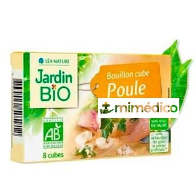 CALDO DE POLLO  8CUBITOSX10G BIO JARDIN BIO