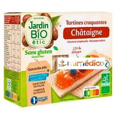 CRACKER DE CASTAÑA 150GR. BIO SIN GLUTEN VEGAN JARDIN BIO