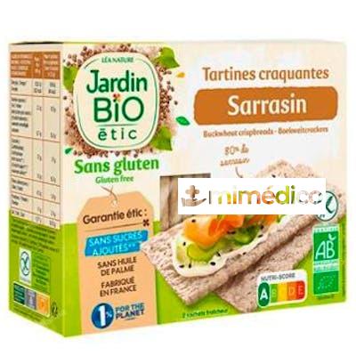 CRACKER DE TRIGO SARRACENO 150GR. BIO SIN GLUTEN VEGAN JARDIN BIO
