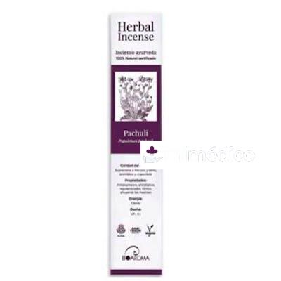 HERBAL INCENSE PACHULI AYURVEDA 5PACKSX12UDS. BIOAROMA