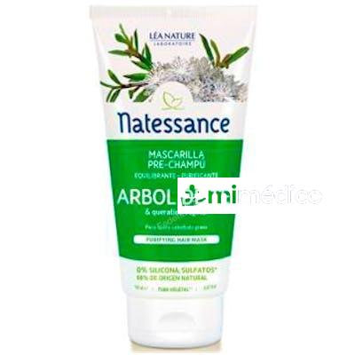 MASCARILLA PRE-CHAMPU ARBOL TE PURIFICANTE 150ML NATESSANCE