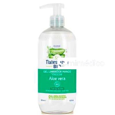 GEL ALOE VERA LIMPIADOR MANOS 500ML BIO NATESSANCE