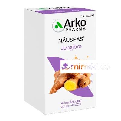 JENGIBRE 40ARKOCAPSULAS. BIO ARKOPHARMA