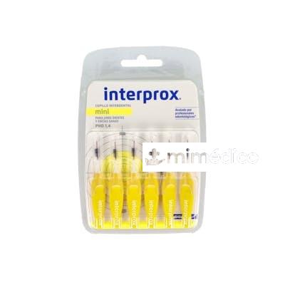 CEPILLO INTERDENTAL INTERPROX 4G MINI 6UD. DENTAID