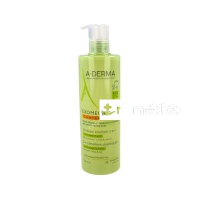 EXOMEGA CONTROL GEL LIMPIADOR 2EN1 500ML. A-DERMA