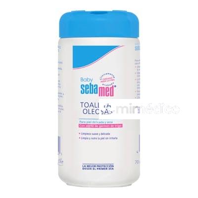 BABY TOALLITAS LIMPIEZA PAÑAL OLEOSAS 70UDS. SEBAMED
