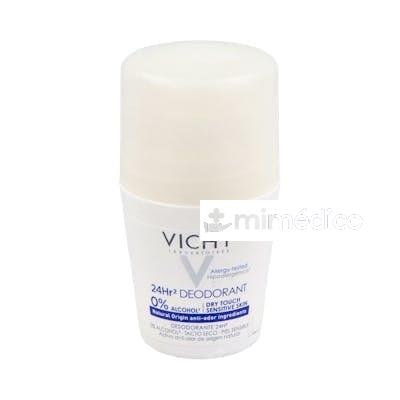DESODORANTE 24H ROLL-ON SIN ALUMINIO 50ML. VICHY