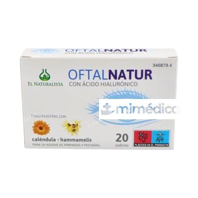 OFTALNATUR 20TOALLITAS OCULARES EL NATURALISTA