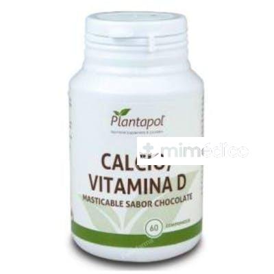 CALCIO+VIT.D SABOR CHOCOLATE 60COMP. MASTICABLES PLANTAPOL