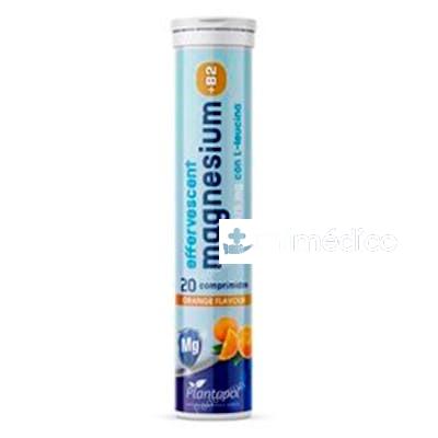 MAGNESIUM+B2 CON LEUCINA S/NARANJA 20COMP EFERVES. PLANTAPOL