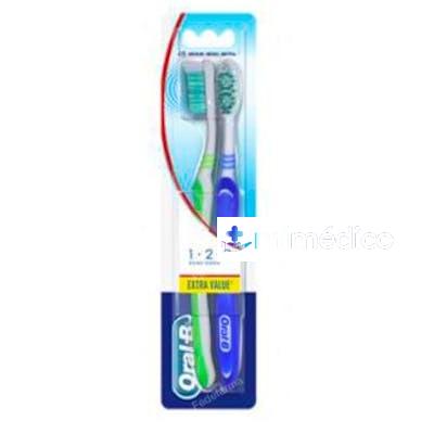 CEPILLO 124 SHINY CLEAN DUO MEDIO ORAL B