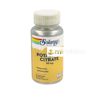 POTASIO CITRATO 99MG. 60CAP. SOLARAY