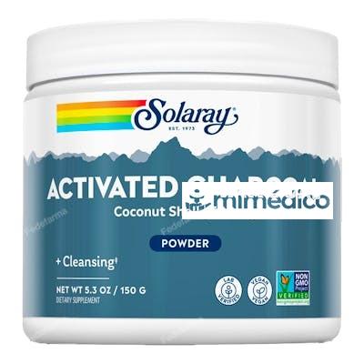 CHARCOAL COCONUT ACTIVATED CARBON ACTIVO 150GR. SOLARAY
