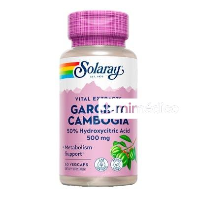 GARCINIA CAMBOGIA 500MG. 60CAP.VEG SOLARAY