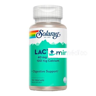 LACTASE 40MG. 4000FCC 100CAP.VEG SOLARAY