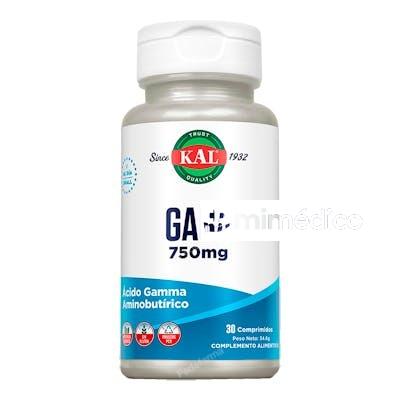 GABA 750MG. 30COMP. SOLARAY