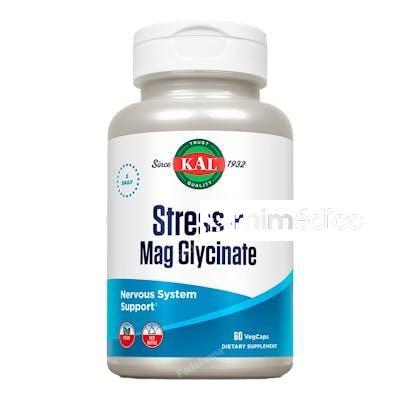 STRES B MAG GLYCINATE 60CAP.VEG. KAL SOLARAY