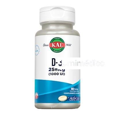 D3 1000IU 100PERLAS SOLARAY