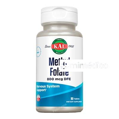 METIL FOLATE 800MCG. 90COMP. SOLARAY