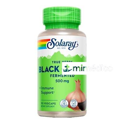 BLACK GARLIC BULB (AJO NEGRO) 500MG. 50CAP. SOLARAY
