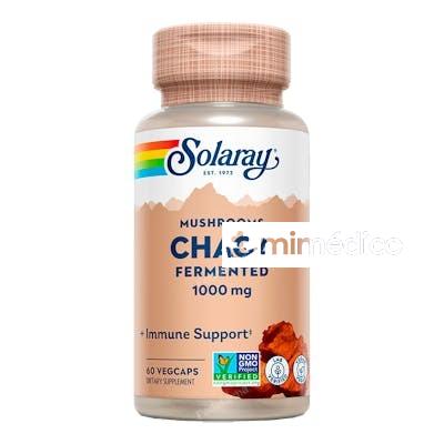 CHAGA FERMENTED 500MG 60VCAP. SOLARAY