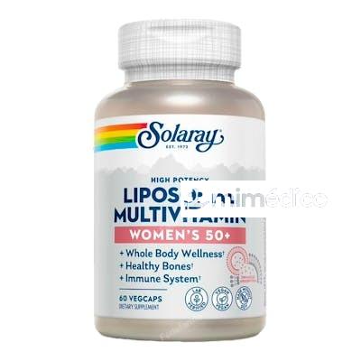 LIPOSOMAL MULTIVITAMIN WOMENS 50+ 60VCAPS, SOLARAY