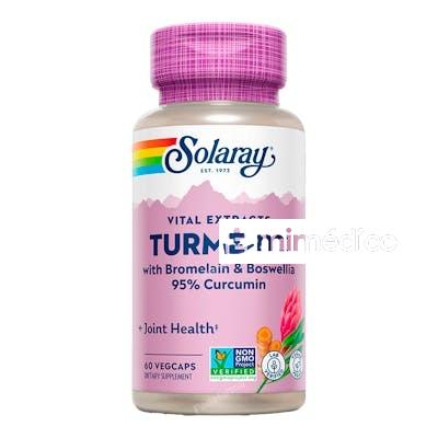 TURMERIC BROMELAIN-BOSWELIA 60VCAP. SOLARAY