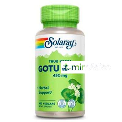 GOTU KOLA 450MG 100VCAP. SOLARAY