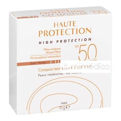 MAQUILLAJE COMPACTO COLOREADO SPF 50 DORADO 10GR. AVENE