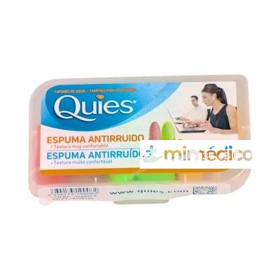 TAPONES ESPUMA COLORES SURTIDOS 6UD. QUIES QUIES
