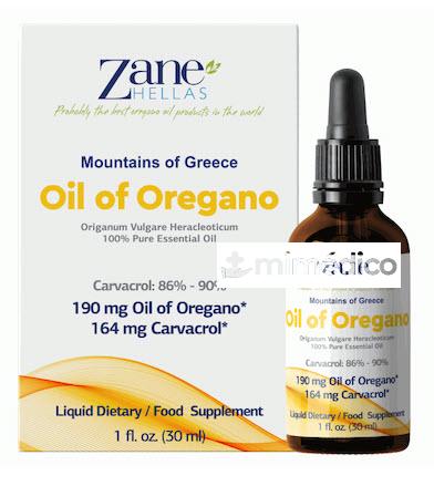 100% PURO ACEITE ESENCIAL DE OREGANO 30 ML ZANE HELLAS