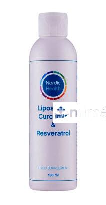 CURCUMINA Y RESVERATROL LIPOSOMALES 180 ML NORDIC HEALTH