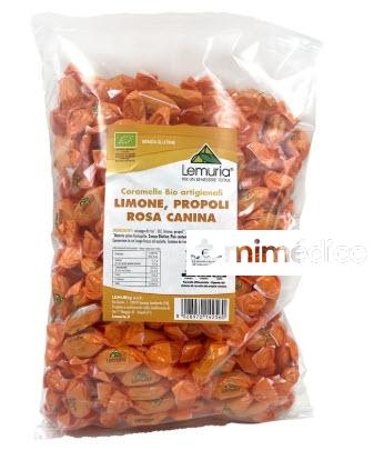 CARAMELOS ARTESANALES BIO SIN GLUTEN SIN FRUCTOSA LIMON PROPLEO ROSA MOSQUETA 1 KG LEMURIA