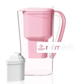 JARRA ROSA ALKANATUR DROPS CON 1 FILTRO ZEOLITA CLINOPTILOLITA ALKANATUR