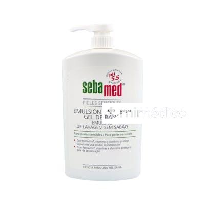 EMULSION SIN JABON GEL DE BANO 1L. SEBAMED