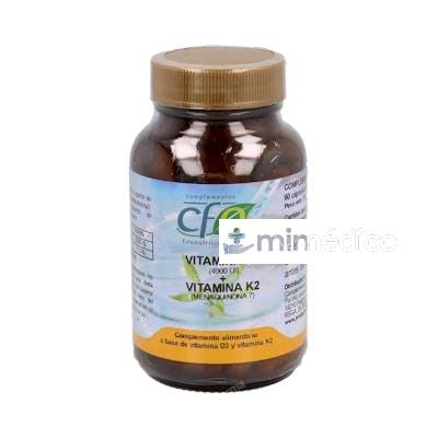 VITAMINA D3+K2 60CAP. CFN