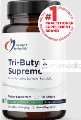 TRI-BUTYRIN SUPREMEâ„¢ 60 CAPS DESIGNS FOR HEALTH