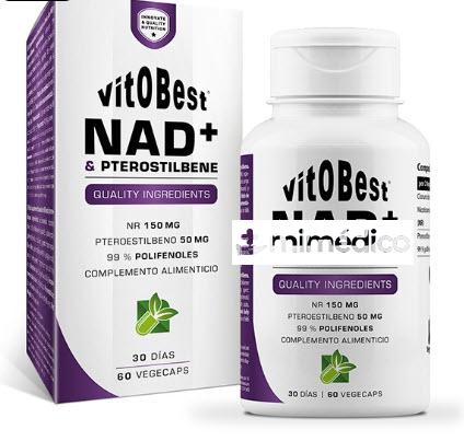 NAD+ & PTEROSTILBENE 60 VCAPS VITOBEST