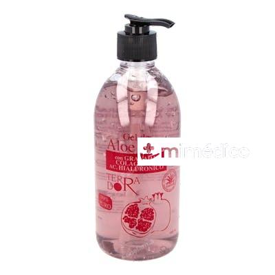 GEL ALOE VERA CON GRANADA 500ML. DERBOS