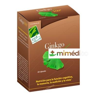 GINKGO 100 60CAP. CIEN POR CIEN NATURAL