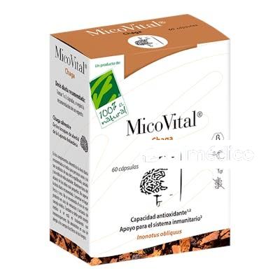 MICOVITAL CHAGA 60CAP. CIEN POR CIEN NATURAL