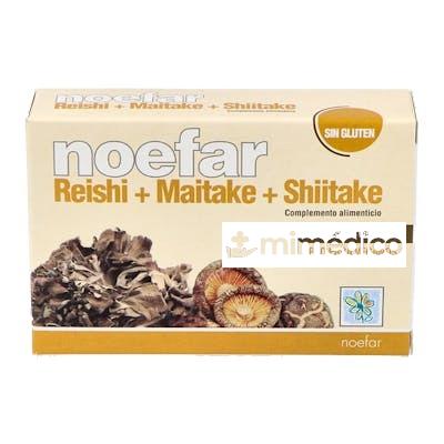 REISHI + MAITAKE + SHIITAKE 30CAP. NOEFAR