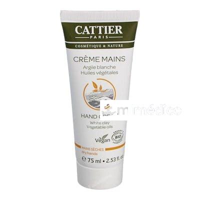 CREMA DE MANOS CON ARCILLA BLANCA 75ML. CATTIER