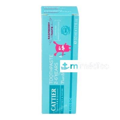 DENTIFRICO PARA NINOS DE 2 A 6 ANOS 50ML. CATTIER