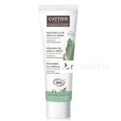 MASCARILLA DE ARCILLA VERDE PIEL GRASA 100ML. CATTIER