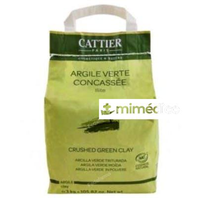 ARCILLA VERDE TRITURADA 3KG. CATTIER