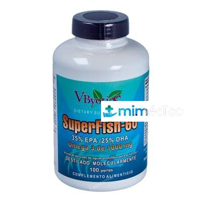 SUPERFISH 60 (EPA 35%-DHA 25%) 100PERLAS VBYOTICS