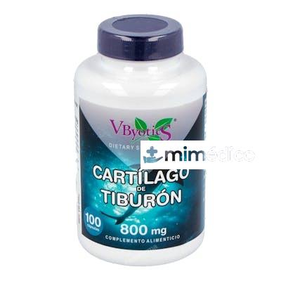 CARTILAGO DE TIBURON 800MG. 100CAP. VBYOTICS