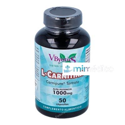 L-CARNITINA CARNIPURE 1000MG. 50CAP. VBYOTICS